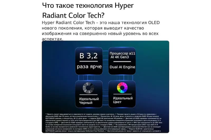 Телевизор LG OLED evo AI 77C6RLA (2026)